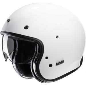 Open motorhelm HJC V31 effen wit