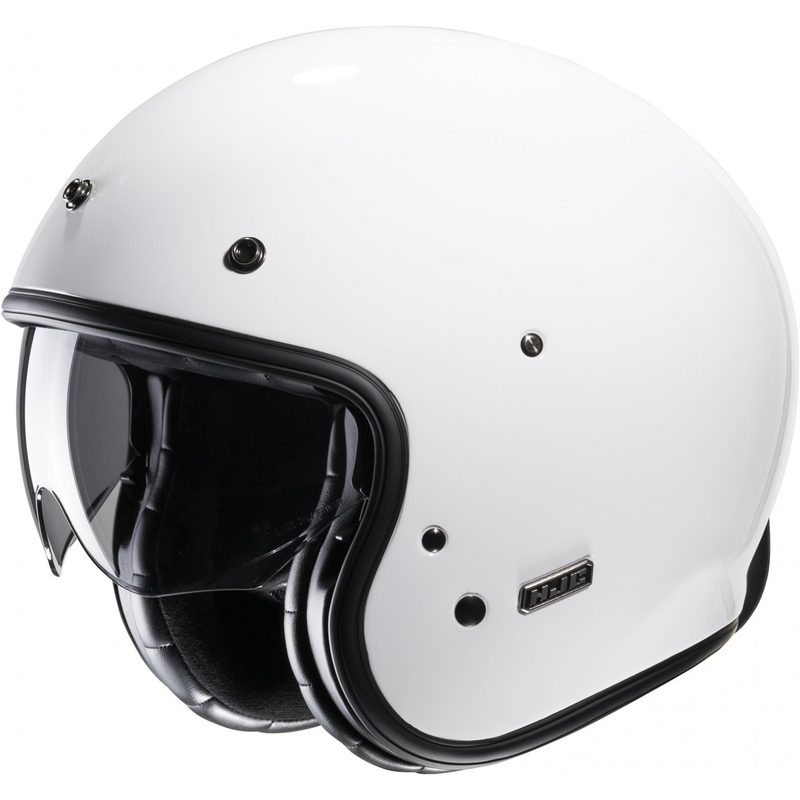 Open motorhelm HJC V31 effen wit