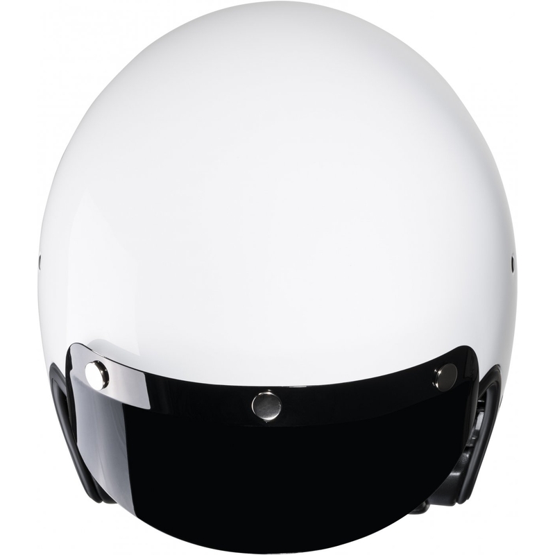 Open motorhelm HJC V31 effen wit