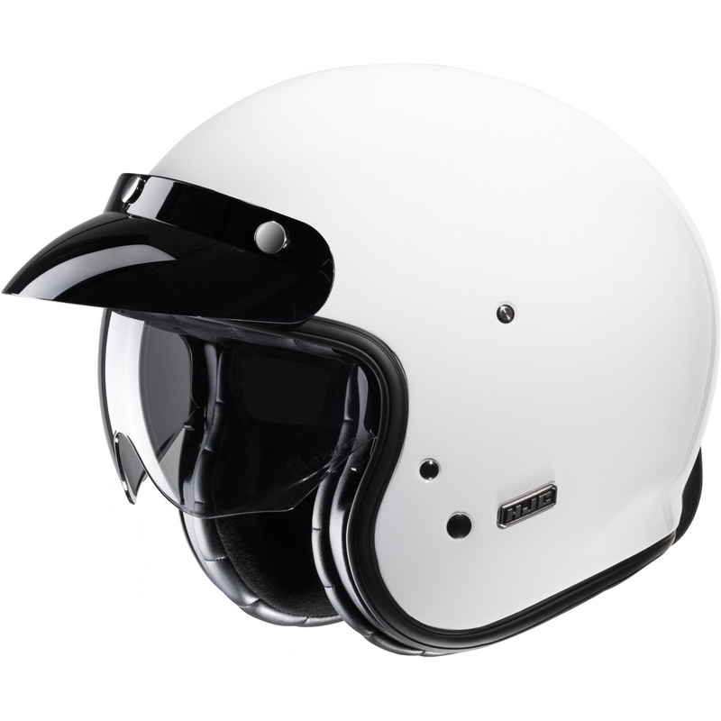 Open motorhelm HJC V31 effen wit