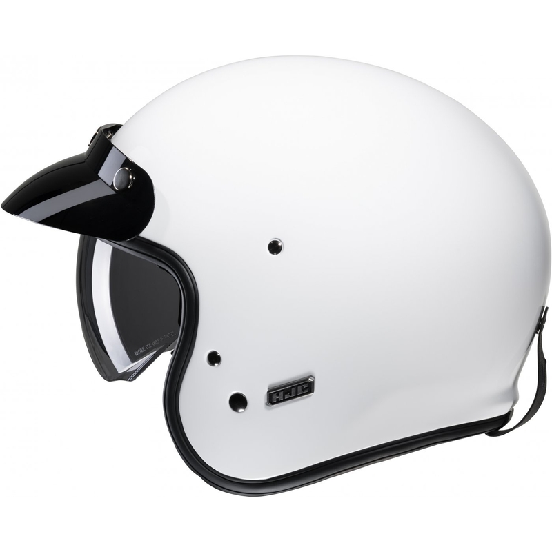 Open motorhelm HJC V31 effen wit