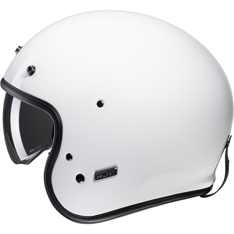 Open motorhelm HJC V31 effen wit