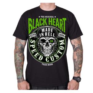Heren T-shirt Zwart Hart Desolate