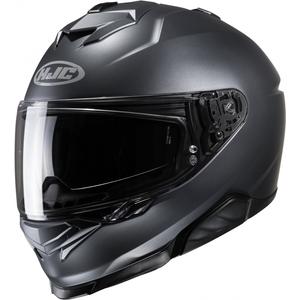 Integraalhelm HJC i71 Solid Semi Flat antraciet