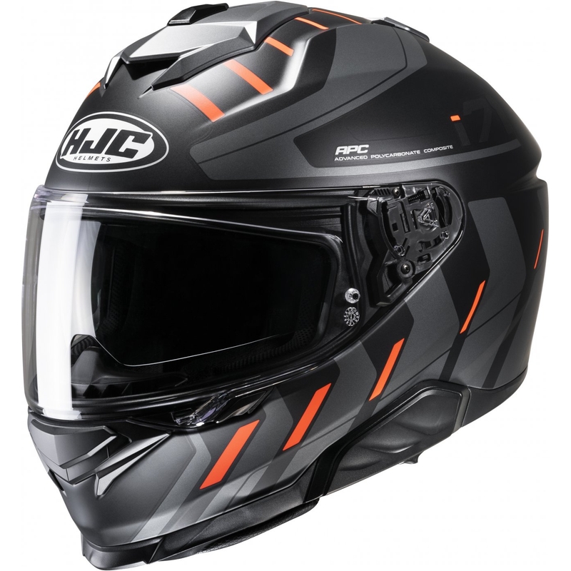 HJC i71 Simo MC6HSF zwart-grijs-oranje integraal motorhelm