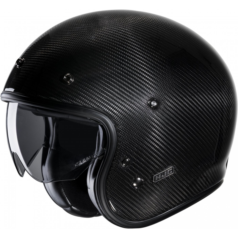 HJC V31 Carbon Open Helm Zwart