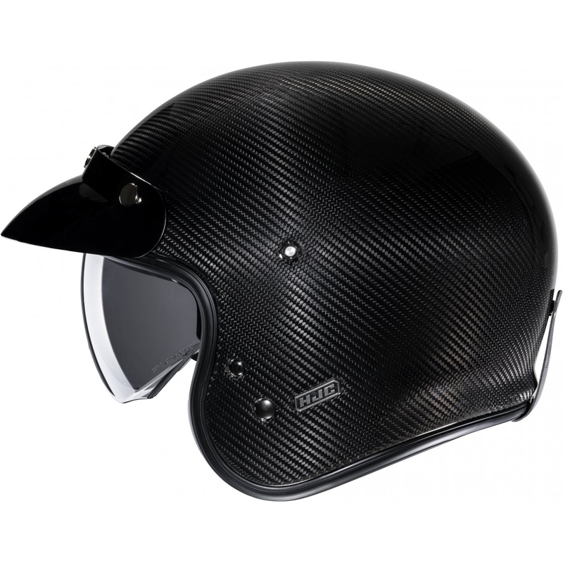 HJC V31 Carbon Open Helm Zwart