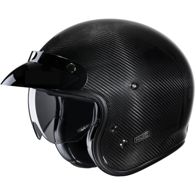 HJC V31 Carbon Open Helm Zwart