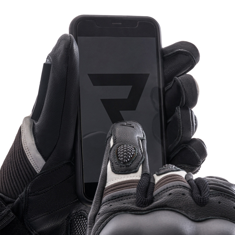 Motorhandschoenen Rebelhorn Range zwart-grijs