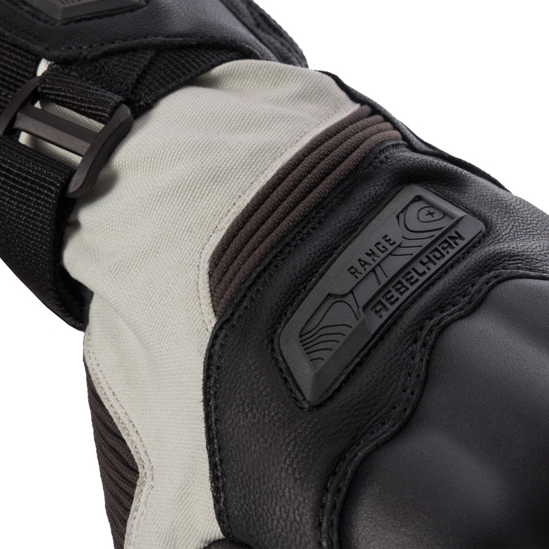Motorhandschoenen Rebelhorn Range zwart-grijs