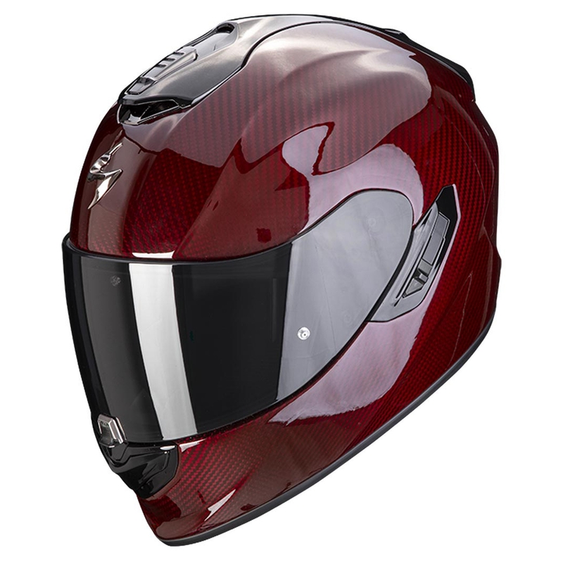 Integrální přilba Scorpion EXO-1400 EVO Carbon Air červená