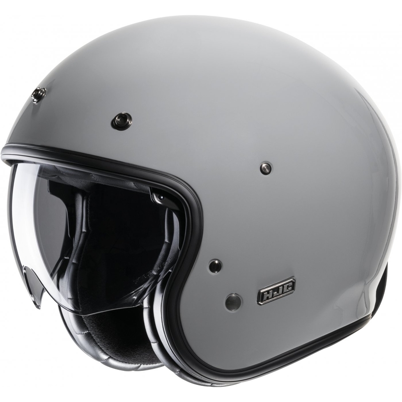 Open motorhelm HJC V31 Solid n. grijs
