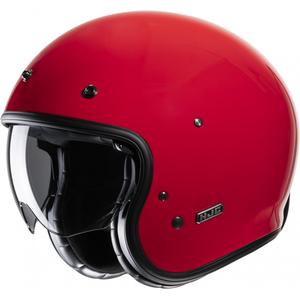 Open motorhelm HJC V31 Solid rood