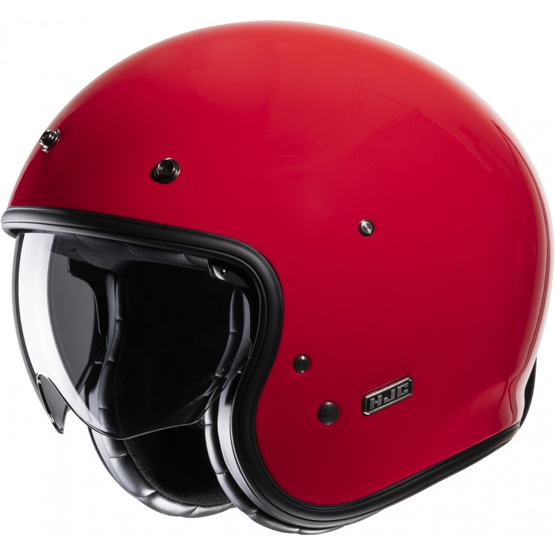 Open motorhelm HJC V31 Solid rood