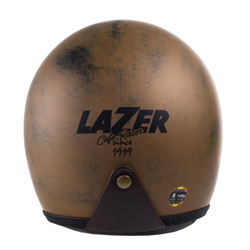 Open motorhelm Lazer Mambo Evo Cafe Racer bruin mat uitverkoop