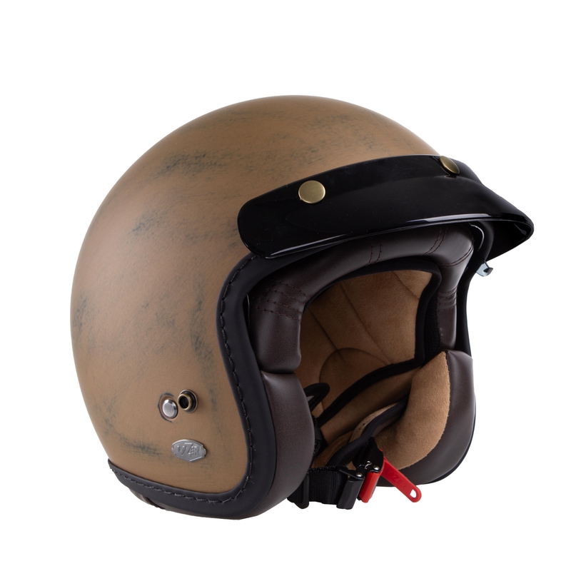 Open motorhelm Lazer Mambo Evo Cafe Racer bruin mat uitverkoop