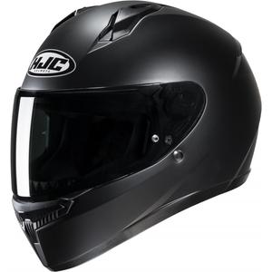 HJC C10 Solid half platte integraal motorhelm zwart