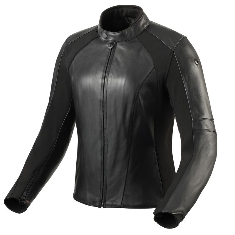Revit Maci zwart motorjack voor dames uitverkoop