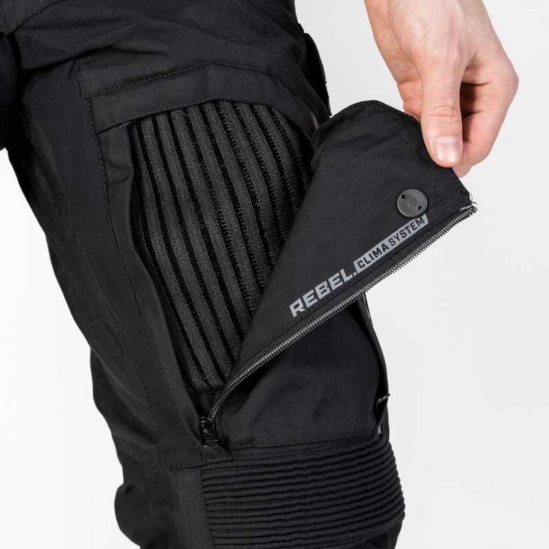 Rebelhorn Patrol Motorfietsbroek Zwart uitverkoop
