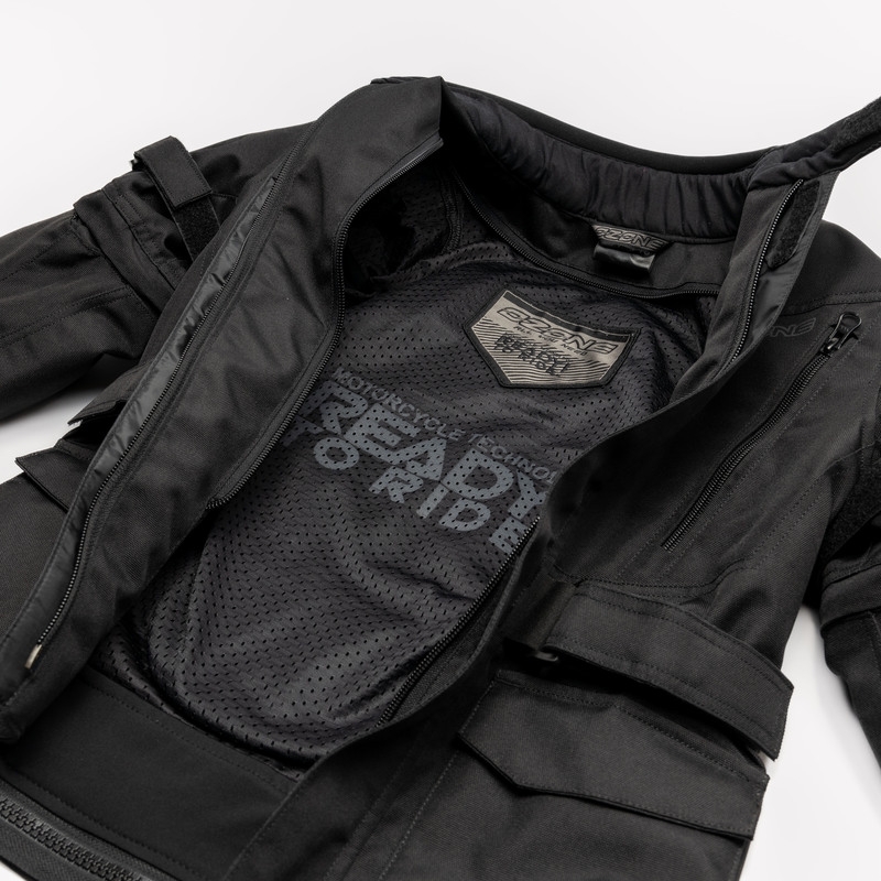 Kindermotorjas Ozone Sahara zwart