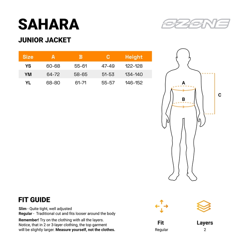 Kindermotorjas Ozone Sahara zwart