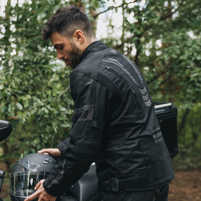 Ozone Tour III motorjas zwart