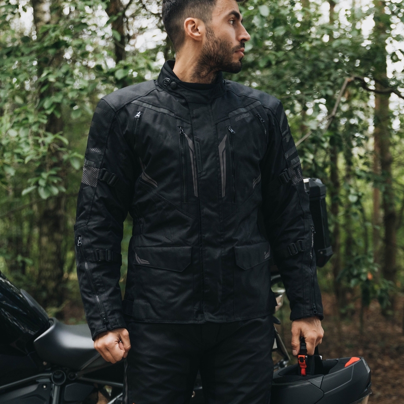 Ozone Tour III motorjas zwart