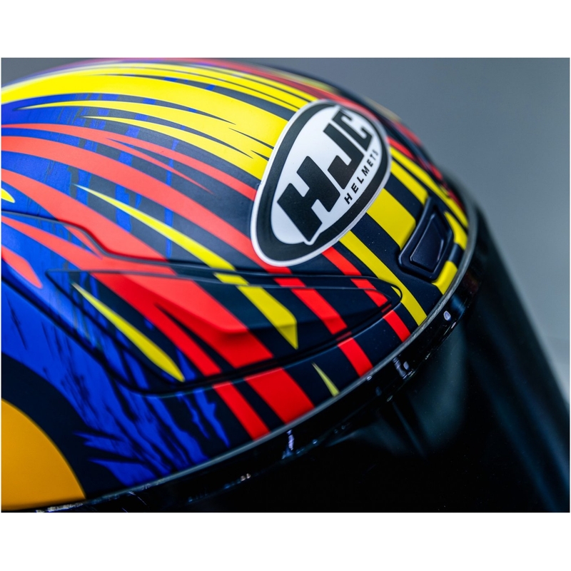 Integraalhelm HJC RPHA 1 Redbull Jerez GP MC21SF rood-geel-blauw