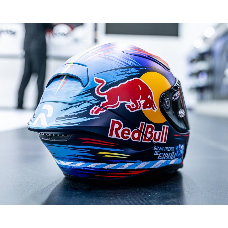 Integraalhelm HJC RPHA 1 Redbull Jerez GP MC21SF rood-geel-blauw
