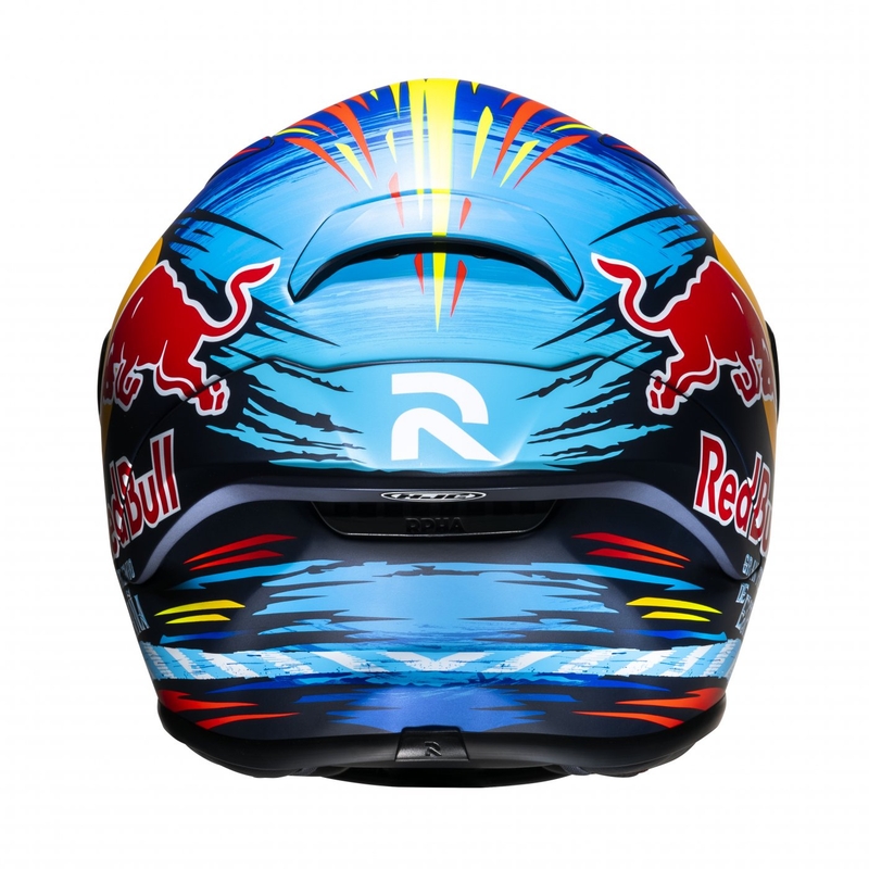 Integraalhelm HJC RPHA 1 Redbull Jerez GP MC21SF rood-geel-blauw