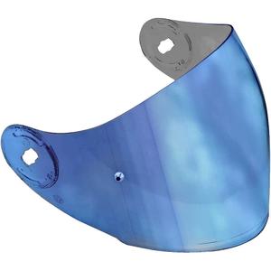 HJC XD-15 spiegel blauw plexi