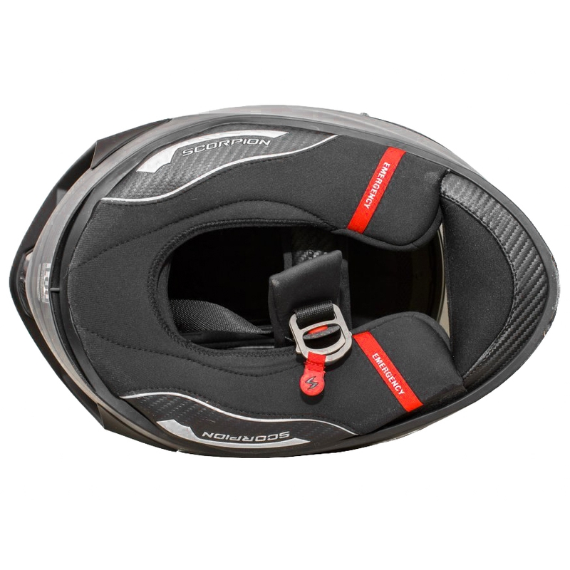 Scorpion EXO-R1 AIR EVO helm interieur