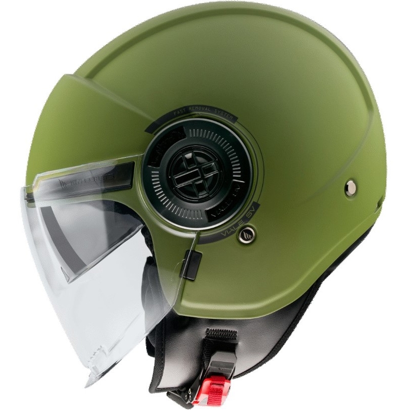 MT Viale SV S open motorhelm groen mat