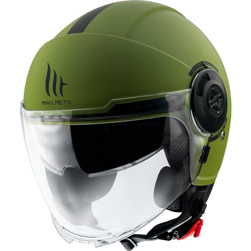 MT Viale SV S open motorhelm groen mat
