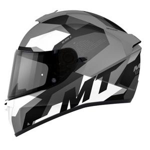 MT Blade 2 SV Fade B0 zwart-grijs-wit integraal motorhelm