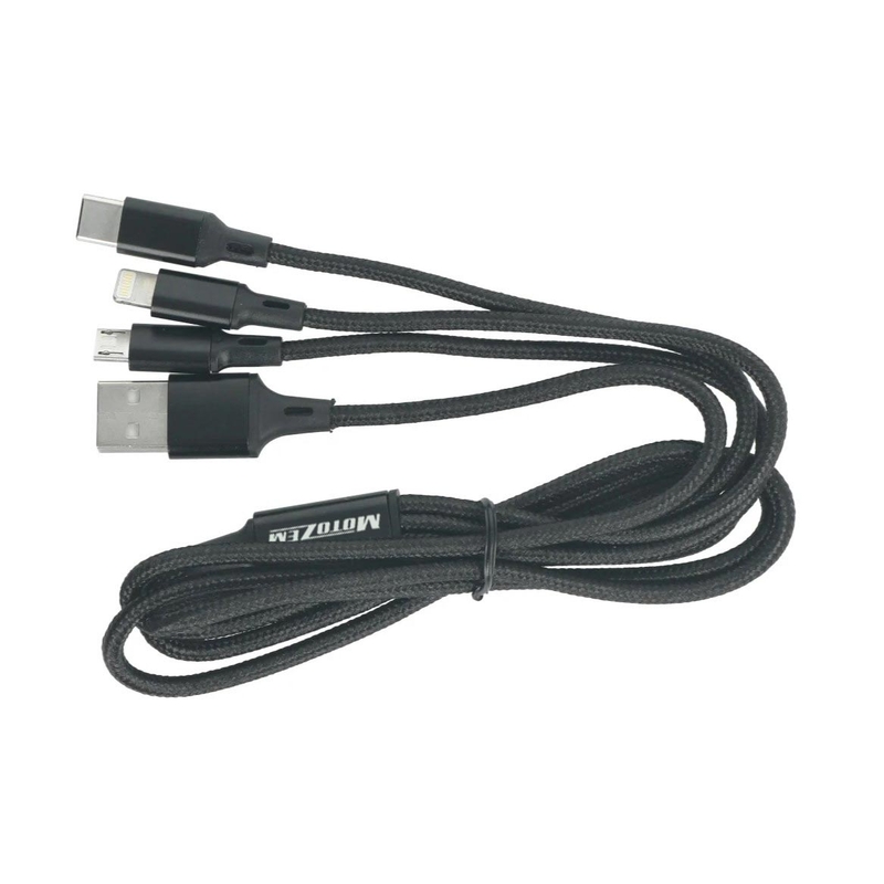 USB-kabel 3in1 MotoZem