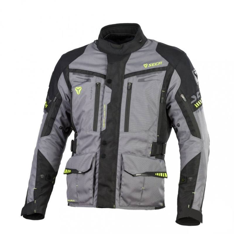Motorjas SECA Arrakis II grijs-zwart uitverkoop