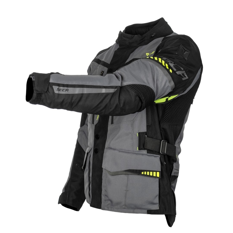 Motorjas SECA Arrakis II grijs-zwart uitverkoop