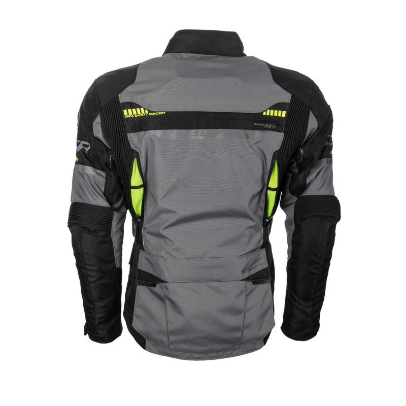 Motorjas SECA Arrakis II grijs-zwart uitverkoop