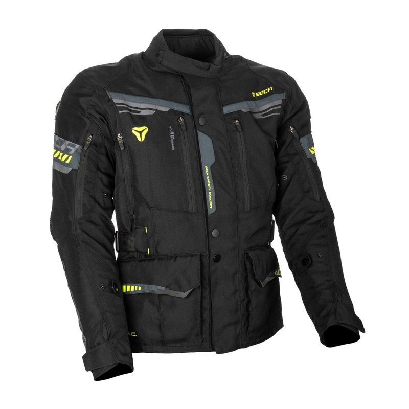 Motorjas SECA Arrakis II zwart uitverkoop