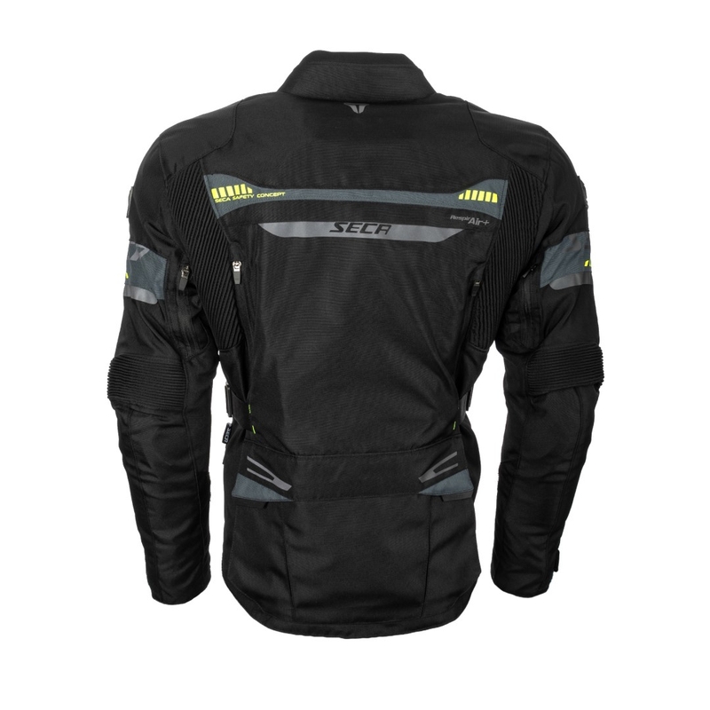 Motorjas SECA Arrakis II zwart uitverkoop