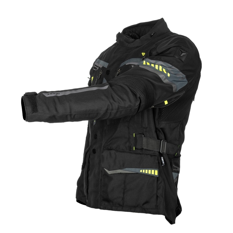 Motorjas SECA Arrakis II zwart uitverkoop