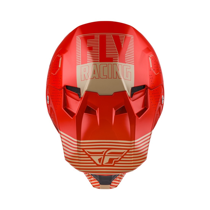 Motorcrosshelm FLY Racing Formula CC Primary rood-zand