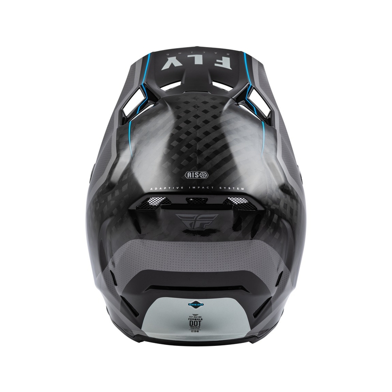 Motorcrosshelm FLY Racing Formula Axon zwart-grijs-blauw