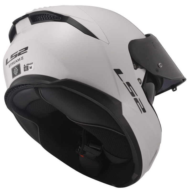 Integraal motorhelm LS2 FF808 Stream II wit glanzend