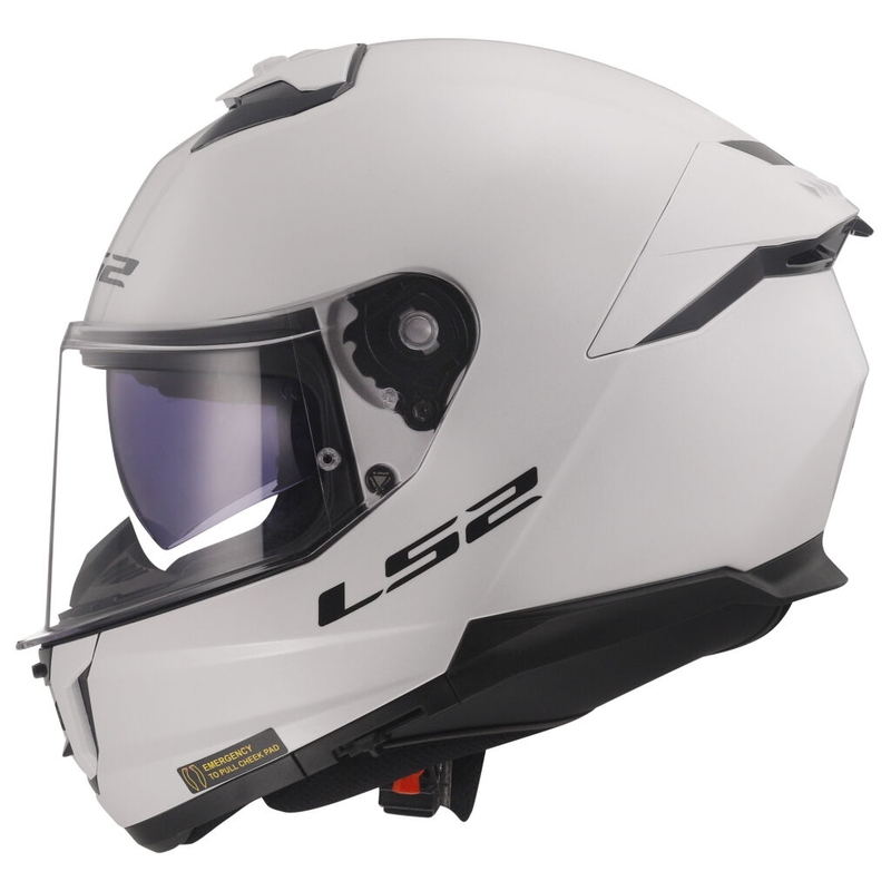 Integraal motorhelm LS2 FF808 Stream II wit glanzend