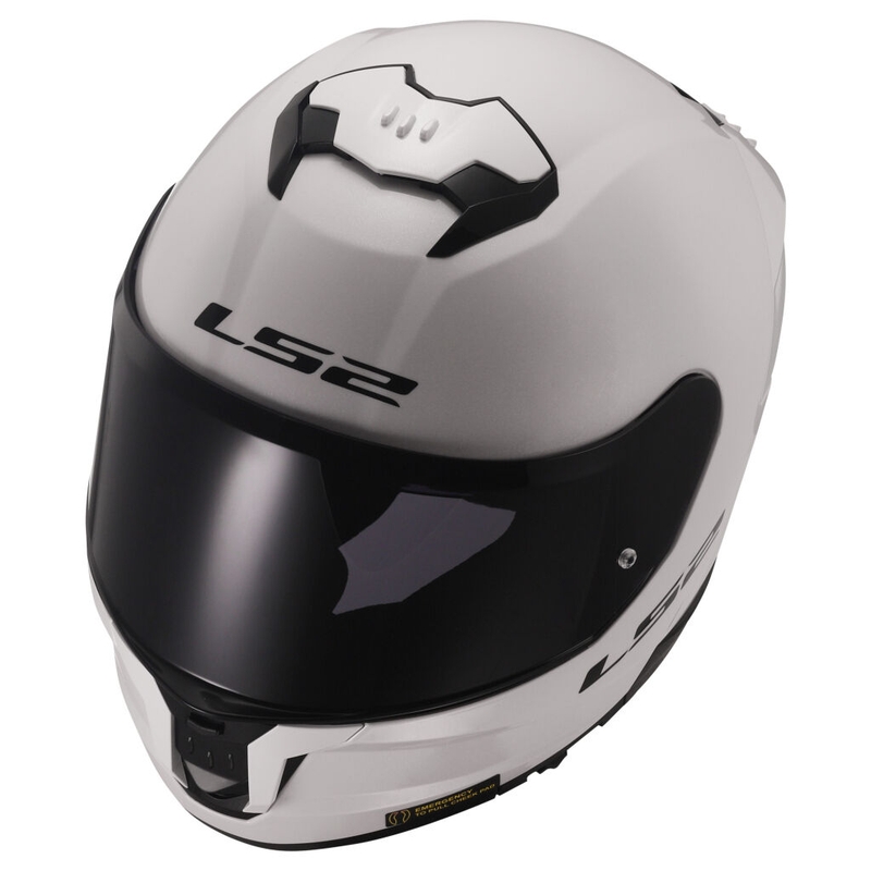 Integraal motorhelm LS2 FF808 Stream II wit glanzend