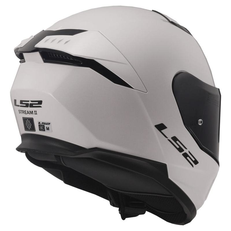 Integraal motorhelm LS2 FF808 Stream II wit glanzend