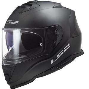 LS2 FF800 Storm II Solid Matzwart Integraal Motorhelm