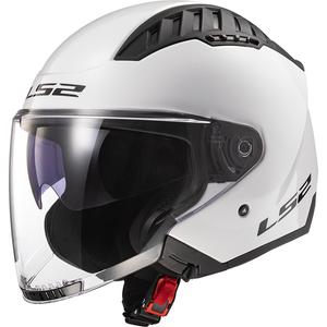 Open motorhelm LS2 OF600 Copter II glanzend wit